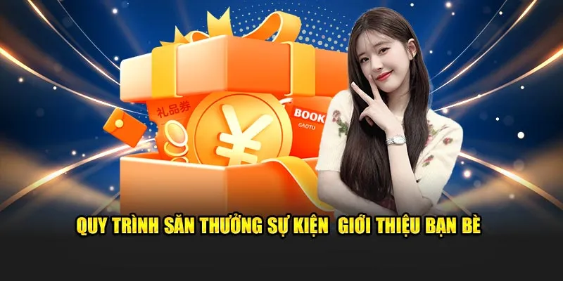 Quy trình săn thưởng sự kiện  giới thiệu bạn bè